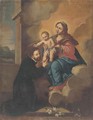 Saint Francis Xavier with a vision of the Virgin and Child - Bartolome Esteban Murillo