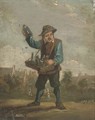 A wine seller - (after) David The Younger Teniers