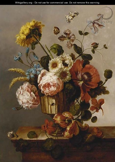 Flowers - Petrus Josephus De Wet