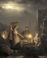The fruit seller - Petrus Van Schendel