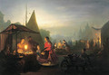 The evening market 2 - Petrus Van Schendel