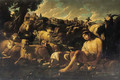 A shepherd in an Italianate landscape - Philipp Peter Roos