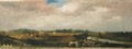 Haymaking with a distant view of Lincoln - Peter de Wint