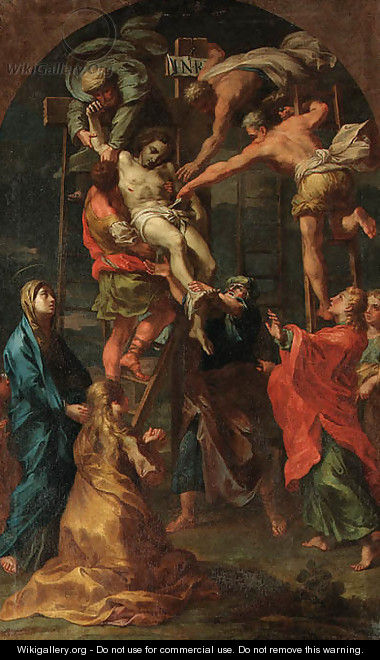 The Descent from the Cross - Perugian School