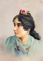 Portrait Of A Girl - Pedro Vega Y Munoz