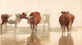 Cattle watering - Peter de Wint