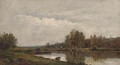 Washerwomen on the banks of a river - Petr Aleksandrovich Sukhodol'skii