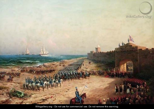 Surrender of the Turkish Fortress to Russian Forces - Petr Aleksandrovich Sukhodol