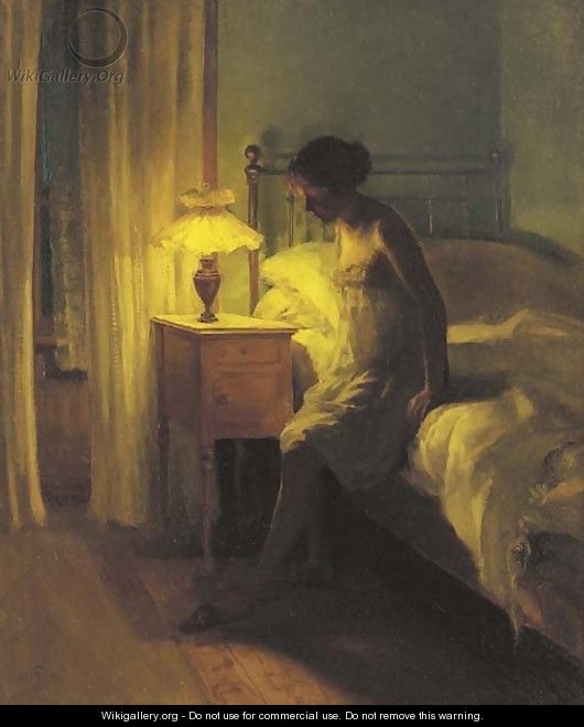 In the Bedroom - Peder Vilhelm Ilsted