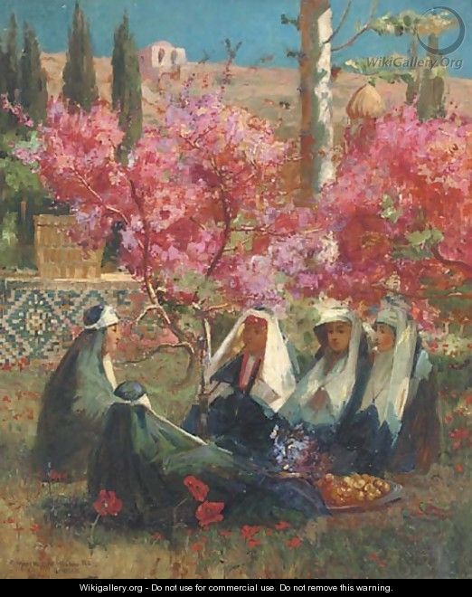 Under the blossom, Shiraz - Peter MacGregor Wilson