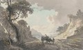A horse and cart leaving a harbour - Paul Sandby