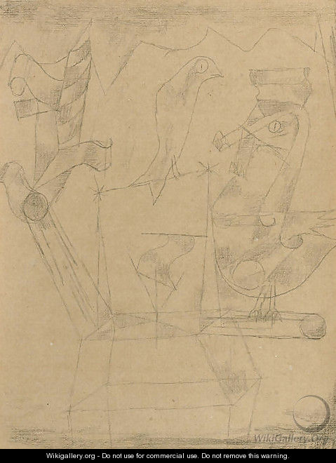 Vogel Wappenartig - Paul Klee