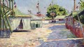 La fete d'Asnieres - Paul Signac