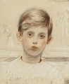Portrait de Jean Helleu aA  dix ans - Paul Cesar Helleu