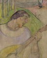 Autoportrait aA  la mandoline - Paul Gauguin