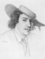 Portrait of Whistler 1858 - Sir Edward John Poynter