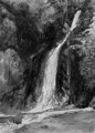A waterfall at Lydford, Cornwall - Paul Huet