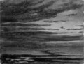 A seascape at twilight - Paul Huet