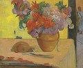 Vase de fleurs et gourde - Paul Gauguin