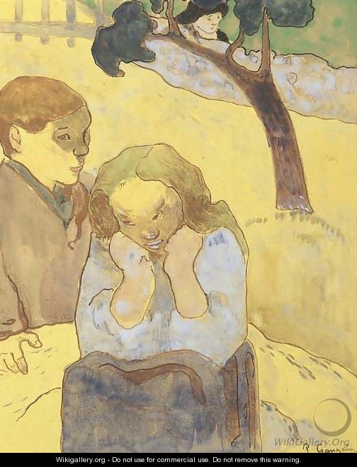 Les miseres humaines - Paul Gauguin