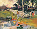Femmes au bord de la riviere - Paul Gauguin