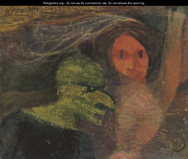 Alt und Jung (Grun und Rot) - Paul Klee