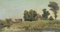 Zomermorgen a polder landscape near Kortenhoef in summer - Paul Joseph Constantine Gabriel