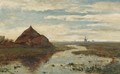 Wetering onder Kortenhoef a polder landscape - Paul Joseph Constantine Gabriel