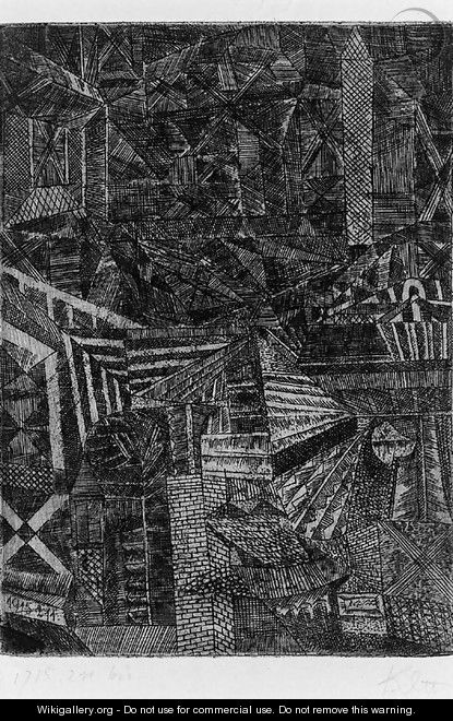 Spiegelndes Fenster - Paul Klee