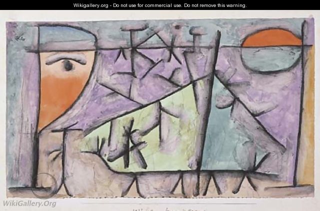Sonnen Untergang - Paul Klee