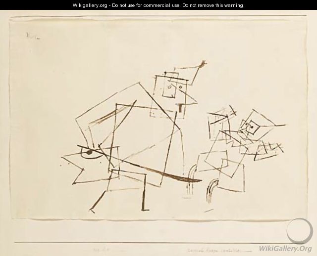 Rasender Krieger II - Paul Klee