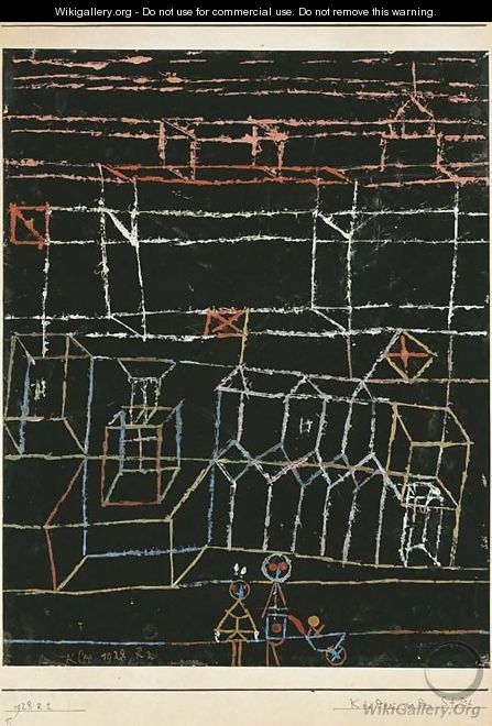 Kinder vor der Stadt - Paul Klee