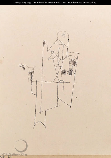 Gebude des Friedens (Symbol) - Paul Klee