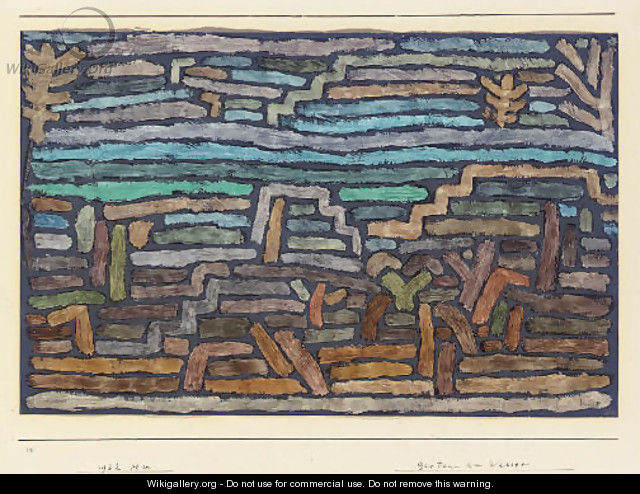 Garten am Wasser - Paul Klee