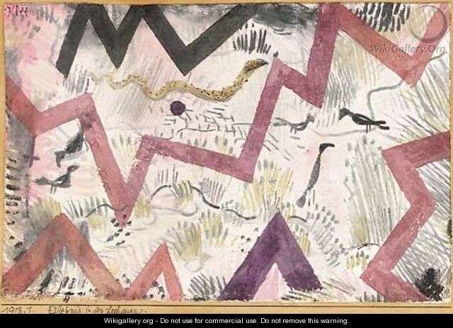 Erlebnis in den Lechauen - Paul Klee