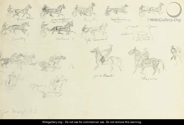 Studies of horses in motion - Otto Eerelman