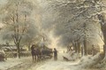 Pausing in the snow - Otto Eerelman