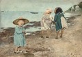 Enfants au bord de la mer - Philippe Jolyet