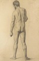 Academie d'homme, vue de dos - Paul Cezanne
