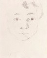 Portrait de Paul fils - Paul Cezanne