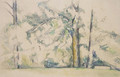 Les grands arbres du Jas de Bouffan - Paul Cezanne