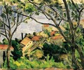 L'Estaque vu a travers les arbres - Paul Cezanne