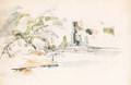 Au bord de l'eau - Paul Cezanne