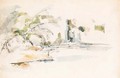 Au bord de l'eau - Paul Cezanne