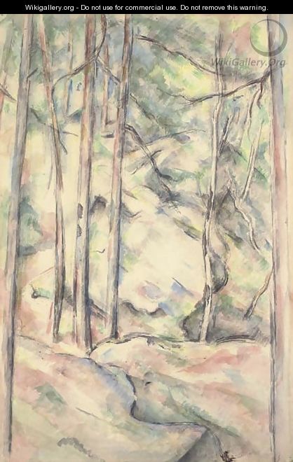 Sous-bois - Paul Cezanne