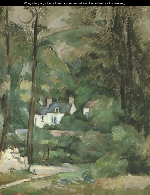 Maisons dans la verdure - Paul Cezanne