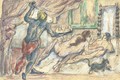 L'apres-midi aA  Naples - Paul Cezanne