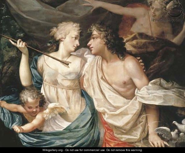 Venus and Adonis - North-Italian School