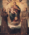 The Madonna and Child with Saints Francis and Anthony of Padua - North-Italian School