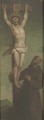 The Crucifixion with Saint Francis - North-Italian School